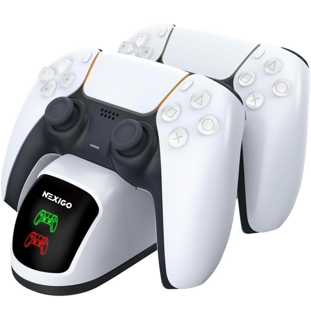 PlayStation 5 dual controller charger with LED light
